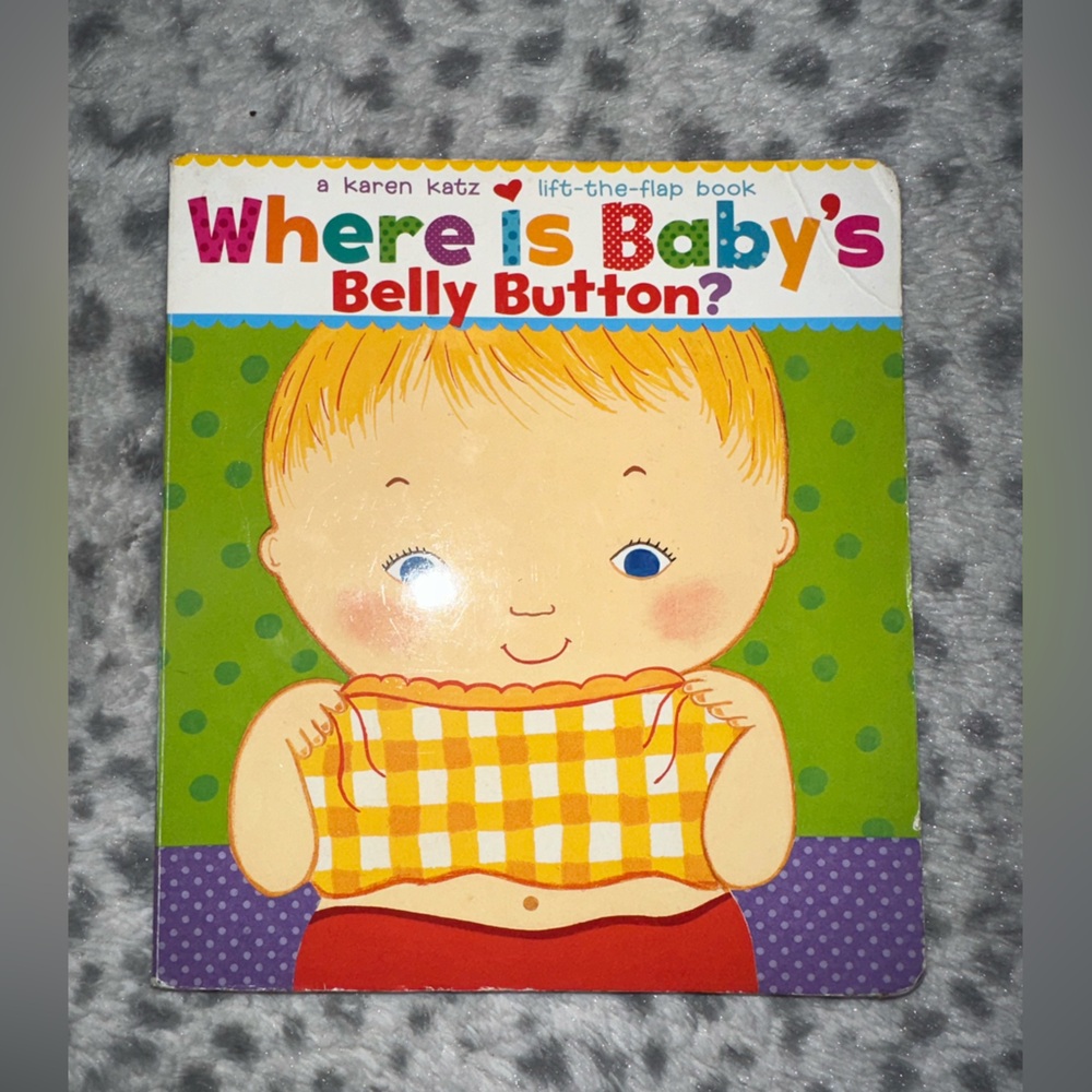 Where is baby’s belly button hardcover book